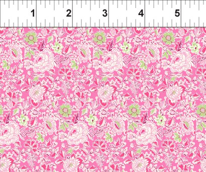 Dotted Flowers Pink Daffodil