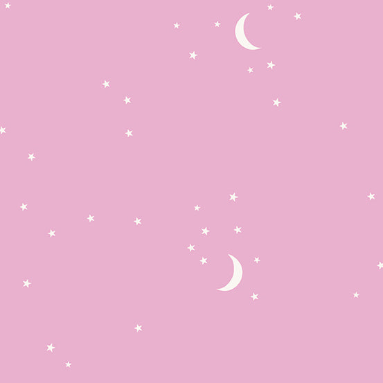 Moon and Stars Pink