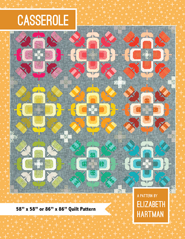 Elizabeth Hartman Casserole Quilt Pattern – LarkCottons