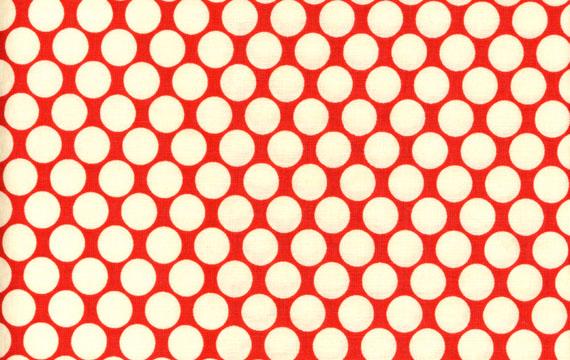 Full Moon Polka Dots Cherry - FAT QUARTER