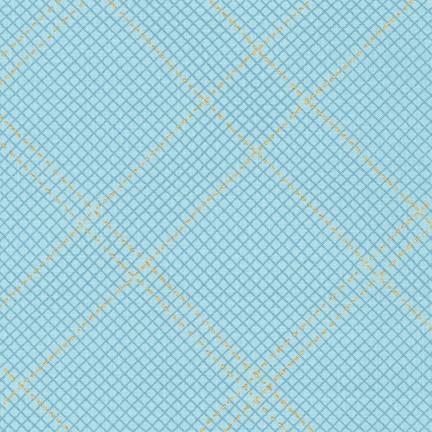 Diamond Grid Dusty Blue