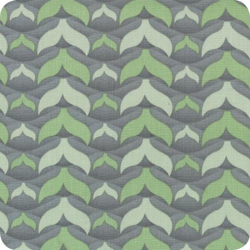 Fish Tales Mist - by the yard