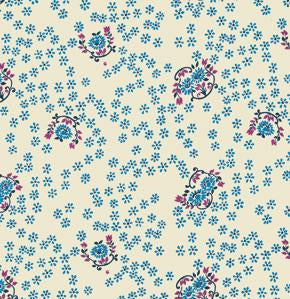 Sparse Floral Lilac - FAT QUARTER