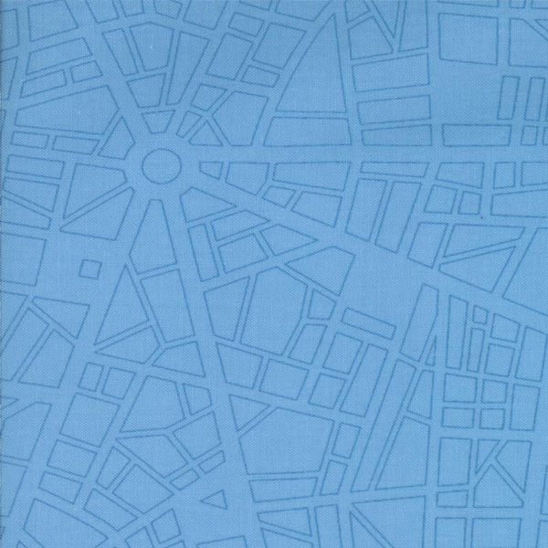City Map Sky - 11" X 44"