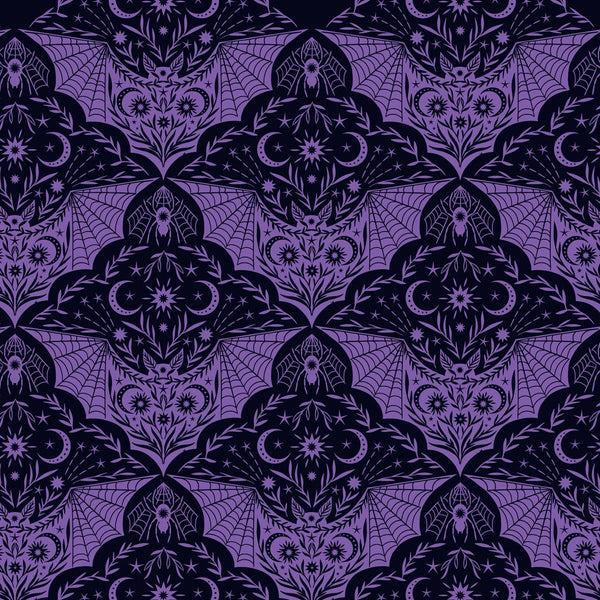 Floral Bat Purple