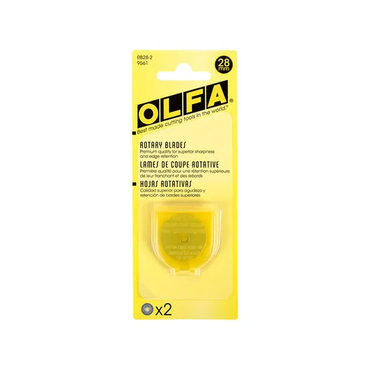 OLFA 28 mm Rotary Blade 2-pack