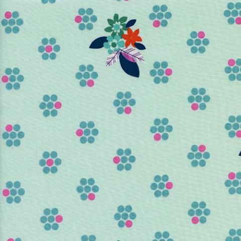 Fruit Dots Fruit Blossoms Mint