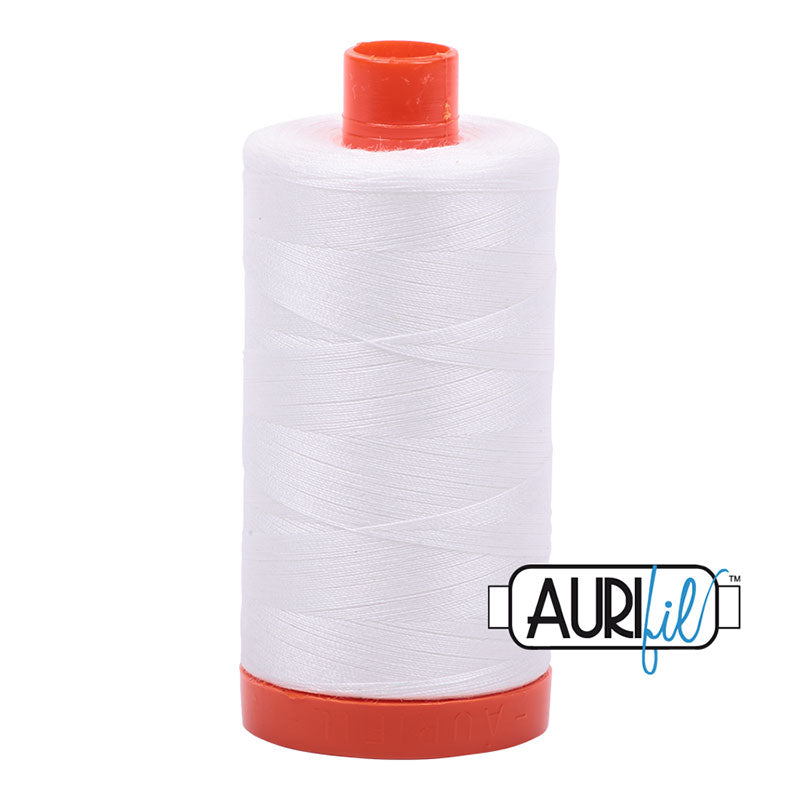 Aurifil 50 wt x 1422 yds White 2021