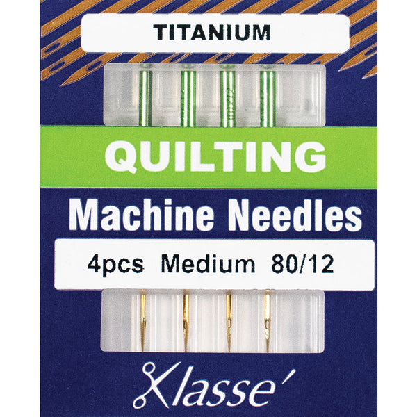 Klasse Titanium Machine Quilting Needles 80/12