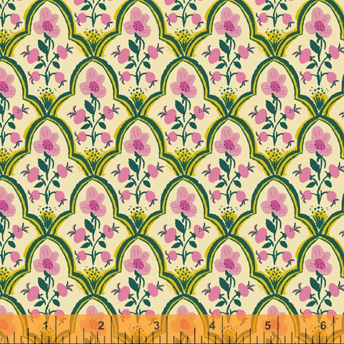 Heather Ross Malibu Wood Block Fabric