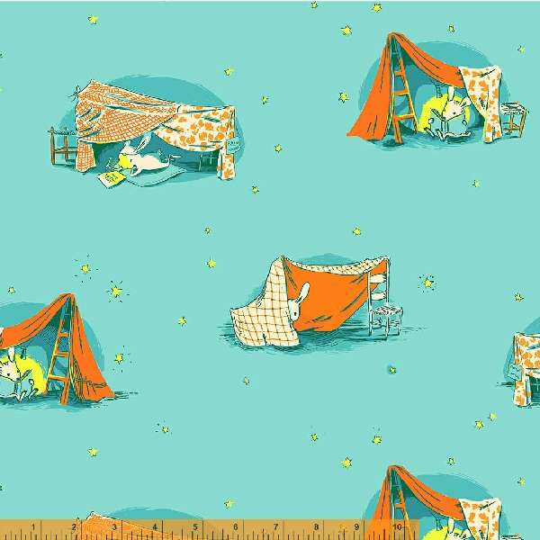 Quilt Tent Turquoise