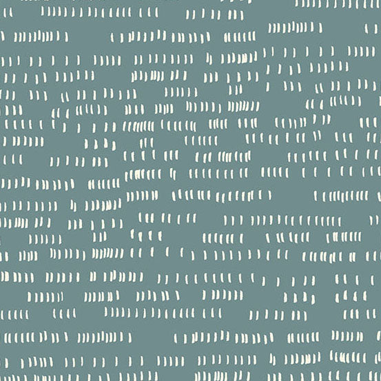 Sarah Golden Whiskers and Dash Sky Fabric