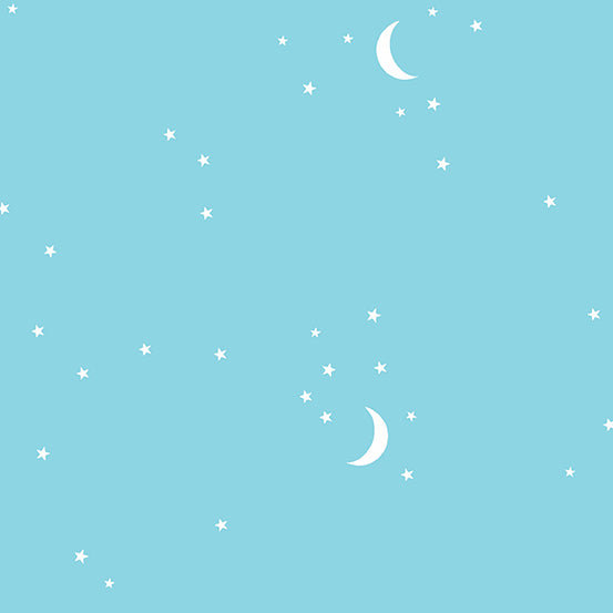 Andover Fabrics A-9708-T2 MOON AND STARS