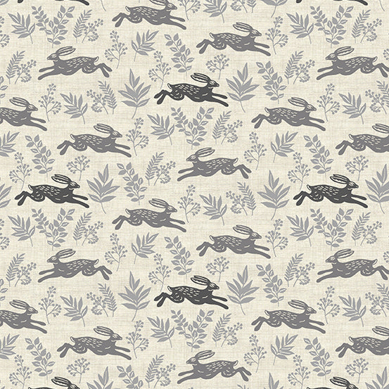 Hedgerow Hares Grey TP-2420-S Makower UK