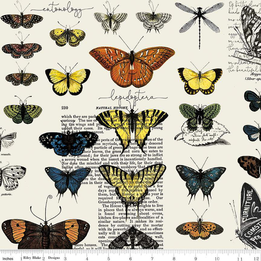 Art Journal Butterflies Light Grey
