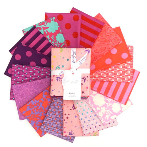 Tula Pink True Colors Fat Quarter Bundle Flamingo