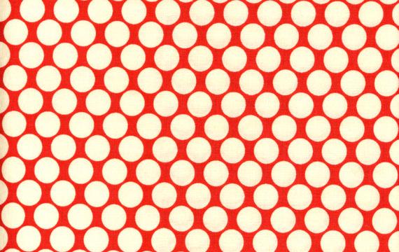 Full Moon Polka Dots Cherry - FAT QUARTER