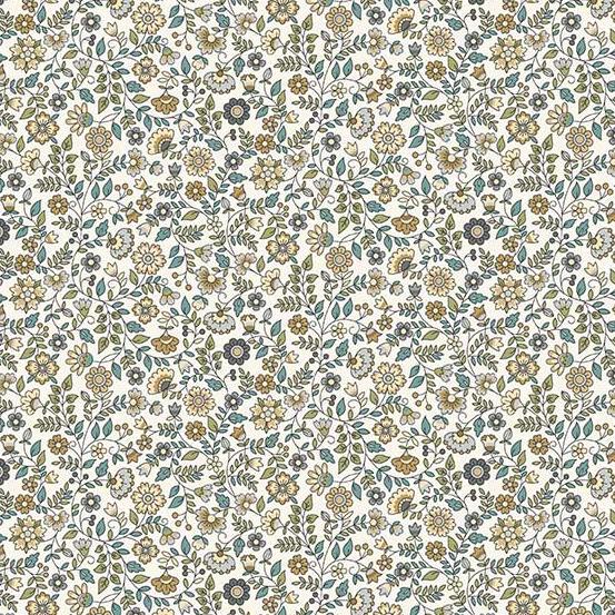 Floral Scroll Cream