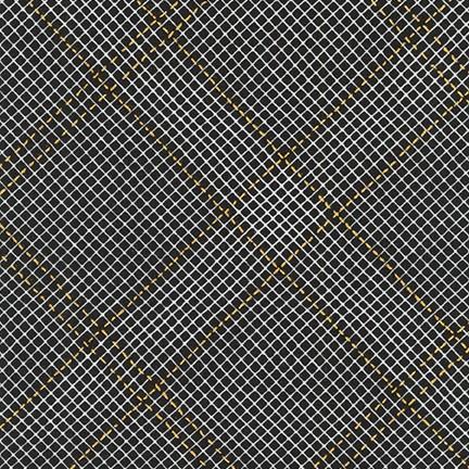 Diamond Grid Black