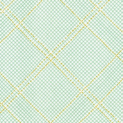 Diamond Grid Seafoam