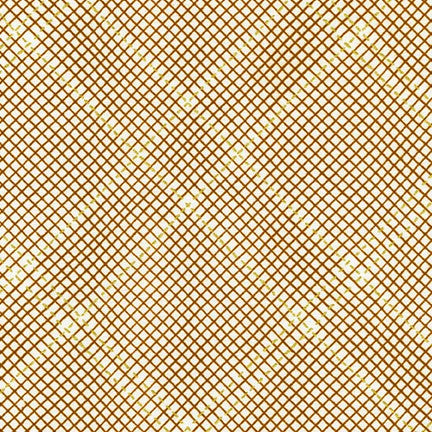 Collection CF Diamond Grid Roasted Pecan Fabric