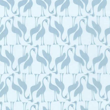 Pond Cranes Fog