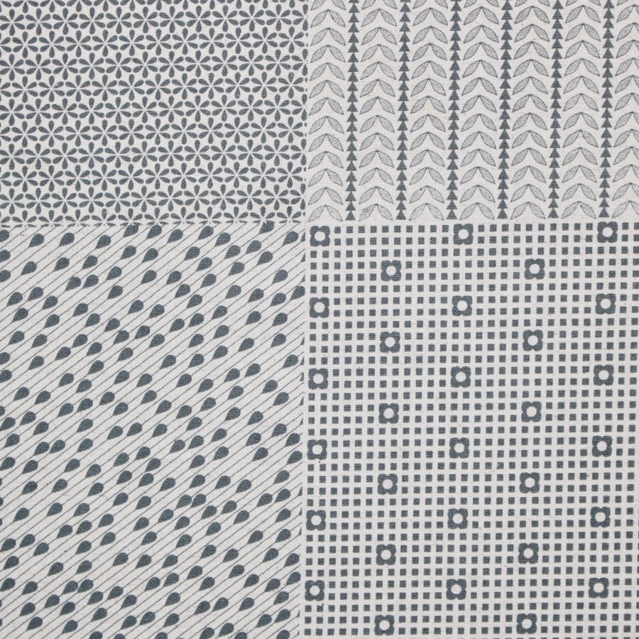 Pattern Squares Grey