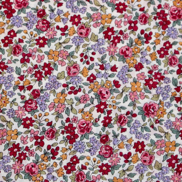 Floral Medley Rose Voile