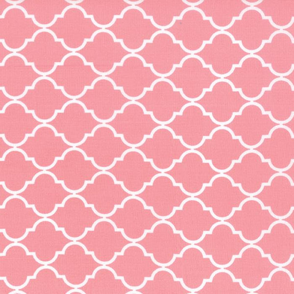 Geometric Quatrefoil Pink
