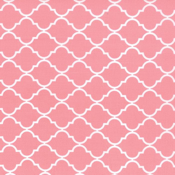 Quattro Piccolo Geometric Quatrefoil Pink