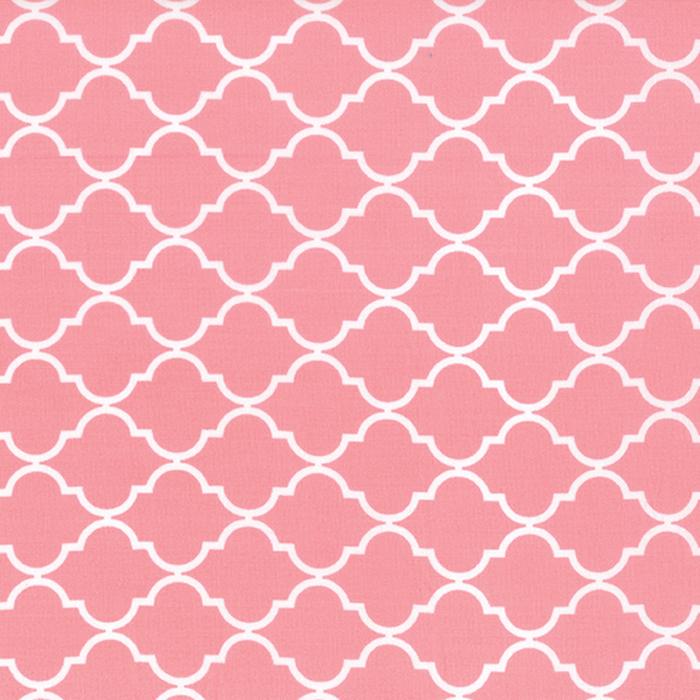 Quattro Piccolo Geometric Quatrefoil Pink