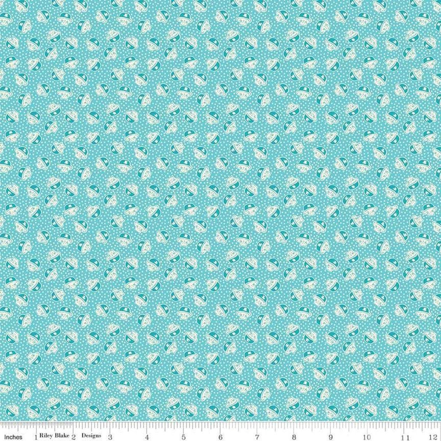 Penny Rose Studio Storytime 30S Kitties Teal