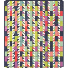 Sawtooth Stems Quilt Pattern