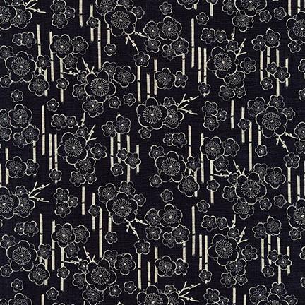 Nana Homespun Flower Indigo
