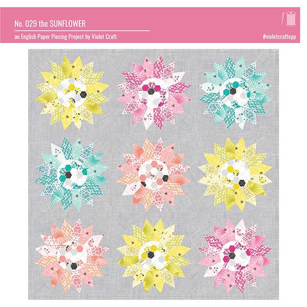The Sunflower Epp Quilt Pattern