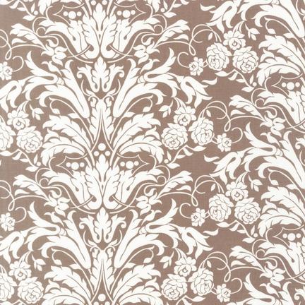 Floral Damask Taupe